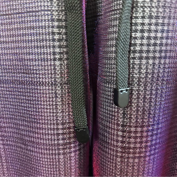 Nwot Noli Yoga Vienna Metallic Plaid Joggers XS - Picture 7 of 11